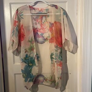 Floral Sheer Kimono